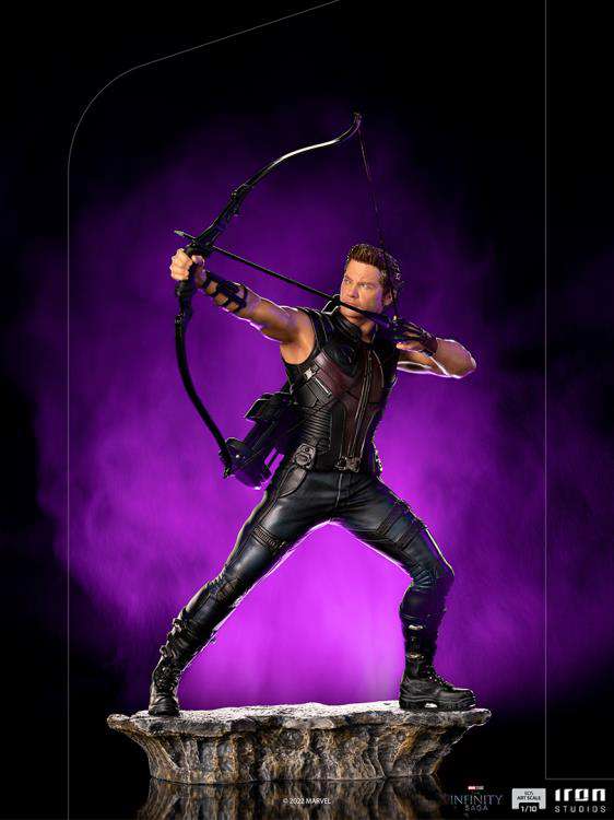 IRON STUDIOS INFINITY SAGA HAWKEYE NY BATTLE 1/10 STATUA 23 cm