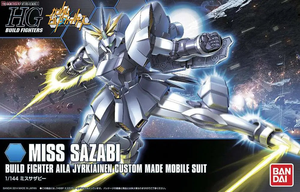 BANDAI HG BF MISS SAZABI 1/144 MODEL KIT 13 cm