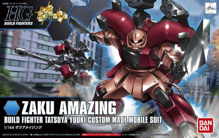 BANDAI HG BF ZAKU AMAZING 1/144 MODEL KIT