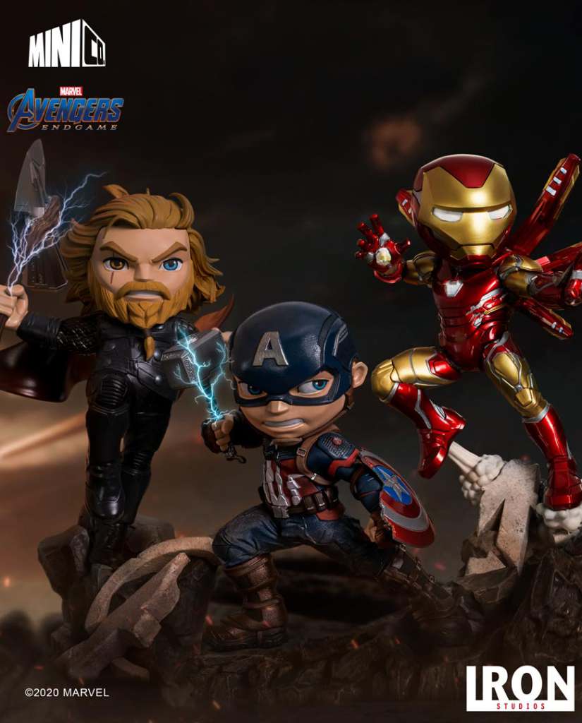 IRON STUDIOS AVENGERS ENDGAME CAPTAIN AMERICA MINICO STATUA 16 cm