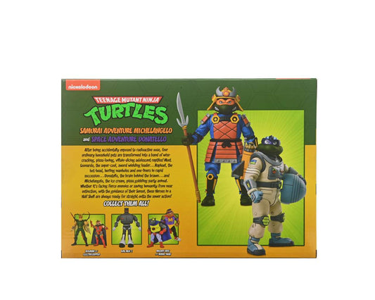 TMNT CARTOON SPACE ADV & SAMURAI 2PCK AF