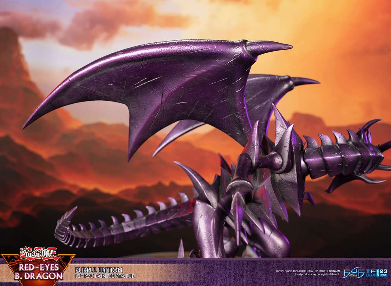 YU-GI-OH! RED-EYES B.DRAGON PURPLE ED