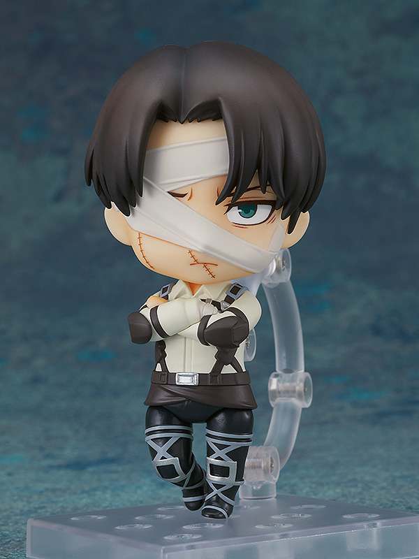 GOOD SMILE COMPANY NENDOROID AOT LEVI ACKERMAN FINAL SEASON MINI FIGURA 10 cm