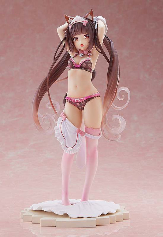 NEKOPARA PVC STATUA 1/7 CHOCOLA LOVELY SWEETS TIME 24 CM PLUM PMOA