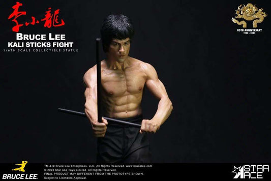 BRUCE LEE KALI STICKS FIGHT DLX BASE ST