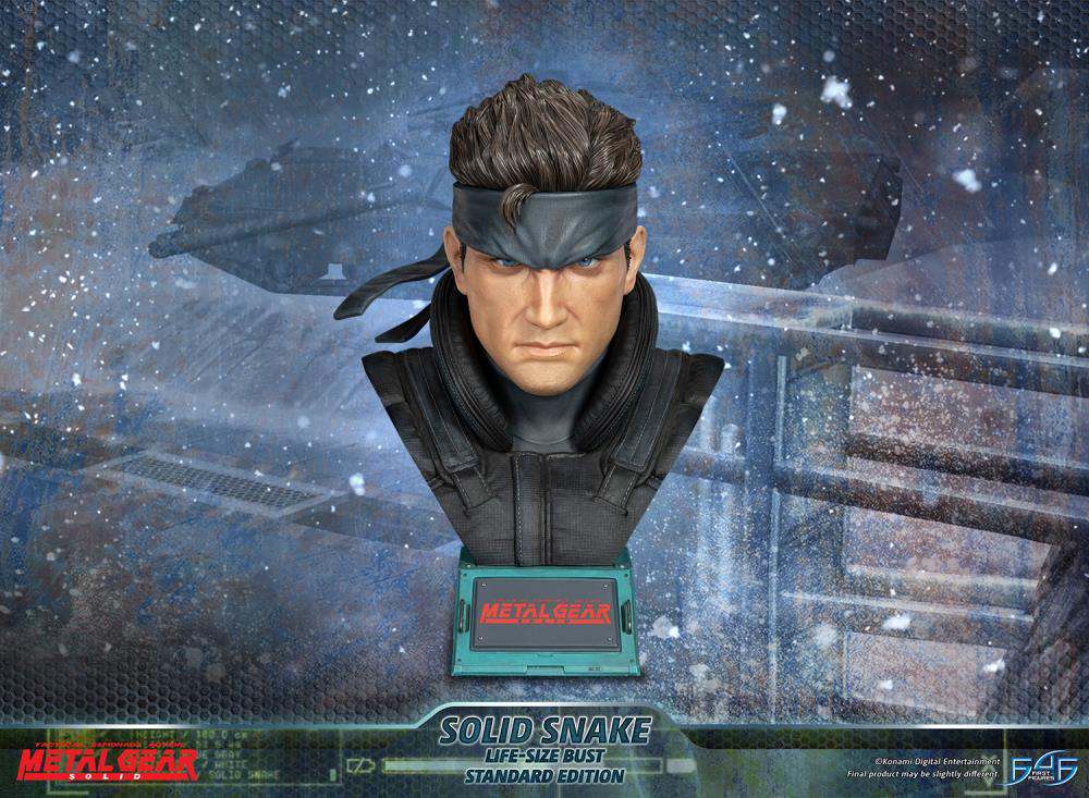 FIRST4FIGURES MG S SOLID SNAKE LIFE SIZE BUST BUSTO 56 cm