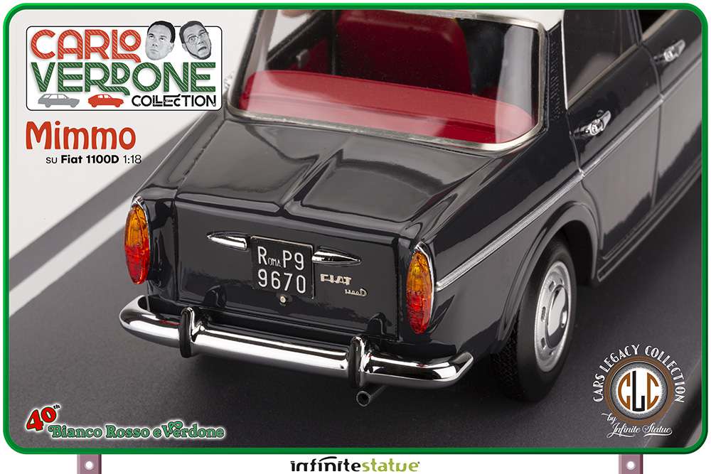 MIMMO SU FIAT 1100 1/18 RESIN CAR