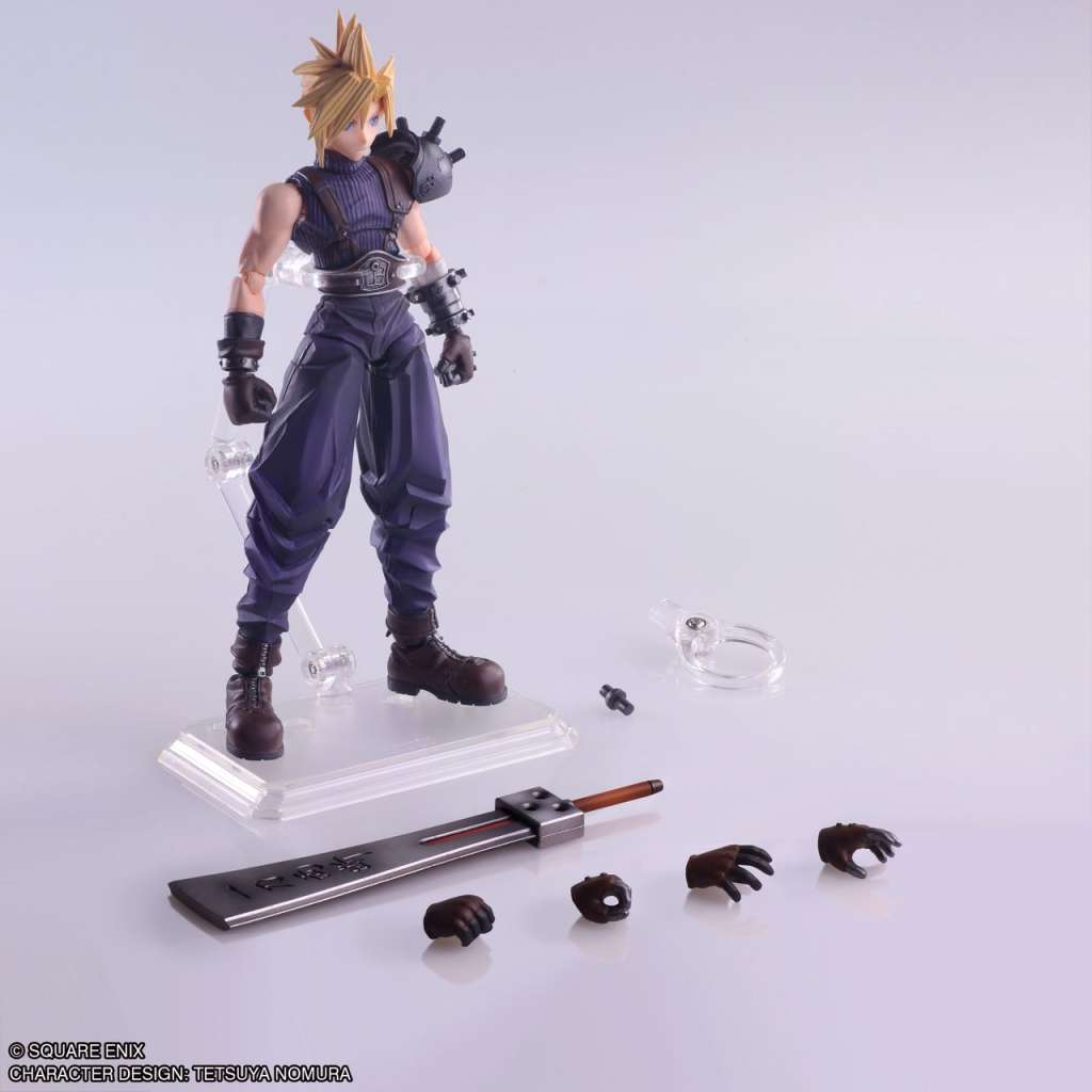 FF7 CLOUD STRIFE HARDEDGE BRING ARTS AF