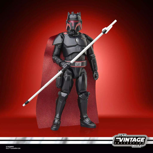 HASBRO - STAR WARS VINTAGE MANDALORIAN MOFF GIDEON DARK TROOPER ARMOR ACTION FIGURE