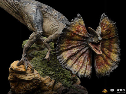 IRON STUDIOS JW DILOPHOSAURUS 1/10 STATUA 13 cm