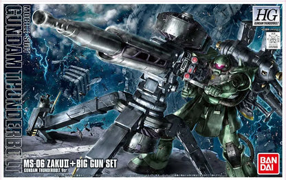 BANDAI HG ZAKU MASS PR BIG GUN THUND ANIM 1/144 MODEL KIT