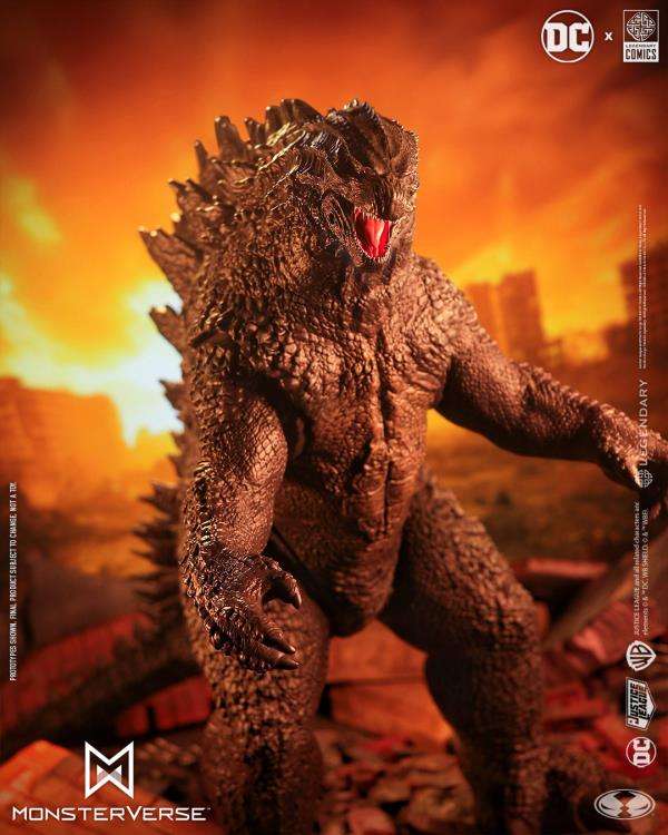 DC JL MONSTER SUPERMAN VS GODZILLA 2PK