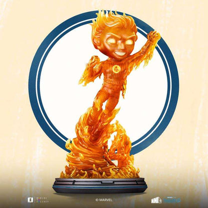 IRON STUDIOS FANTASTIC FOUR FIRST STEPS HUMAN TORCH MINICO STATUA 20 cm