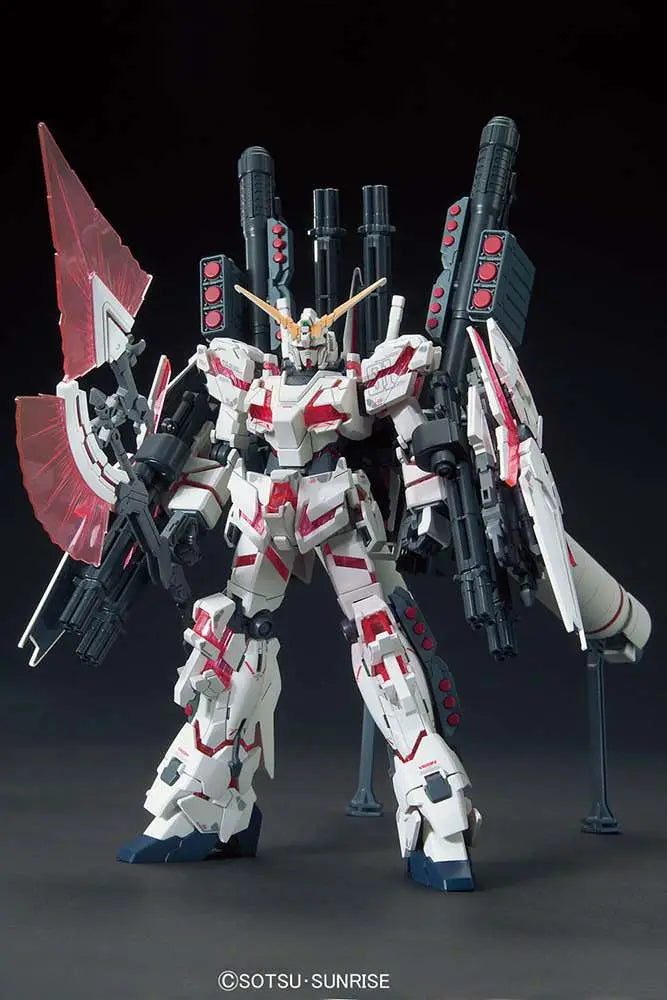 BANDAI - GUNDAM HGUC UNIC FULL ARM DEST RED 1/144 MODEL KIT