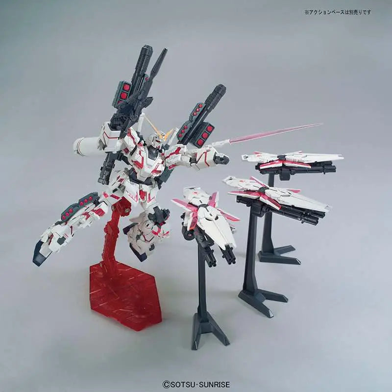BANDAI - GUNDAM HGUC UNIC FULL ARM DEST RED 1/144 MODEL KIT