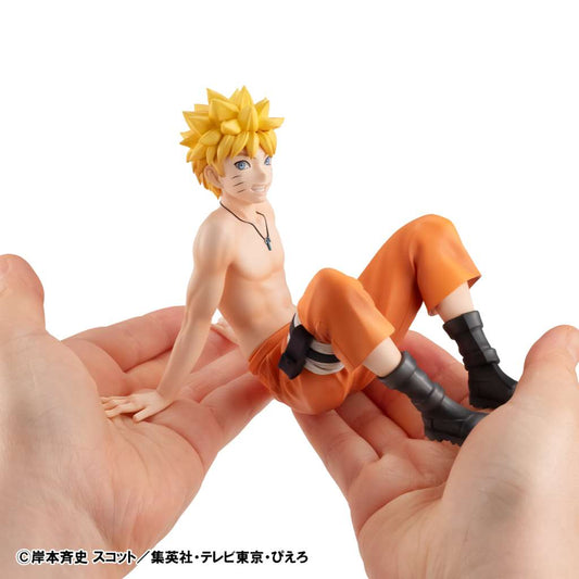 NARUTO SHIPPUDEN G.E.M. SERIES PVC STATUA NARUTO PALM SIZE 9 CM MEGAHOUSE