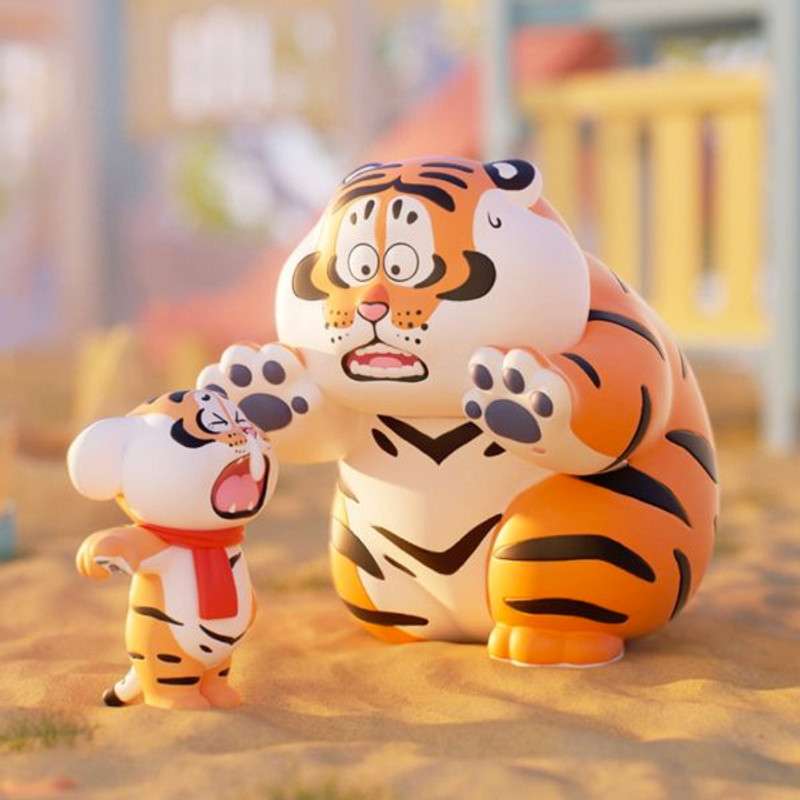 FUNISM ALEXANDER TIGER ROARING LOVE BLIND BOX DISPLAY (8) MINI FIGURA 8 cm