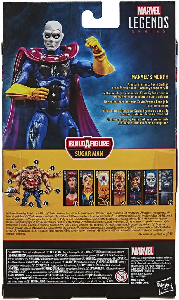 X-MEN: AGE OF APOCALYPSE MARVEL LEGENDS SERIES ACTION FIGURA 2020 MARVEL'S MORPH 15 CM HASBRO