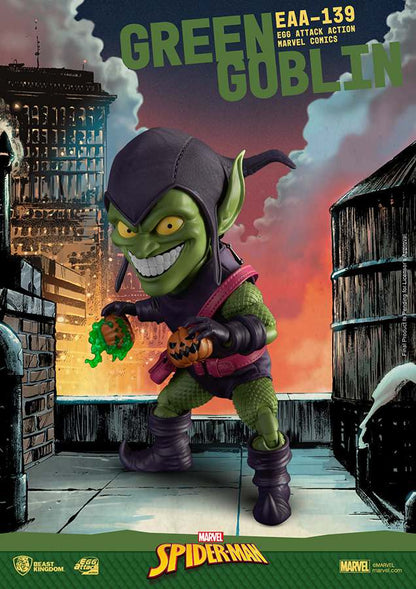 BEAST KINGDOM GREEN GOBLIN - MARVEL EGG ATTACK COMICS ACTION FIGURE 16 cm