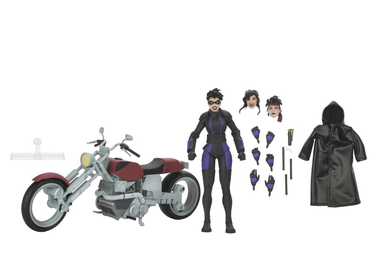 TMNT LRONIN CASEY MARIE MOTORCYCLE ACTION FIGURE