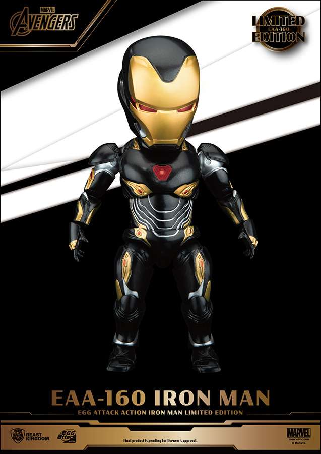 BEAST KINGDOM EGG ATTACK ACT AVENGERS IRON MAN LTD ED ACTION FIGURE 16 cm LIMITED EDITION