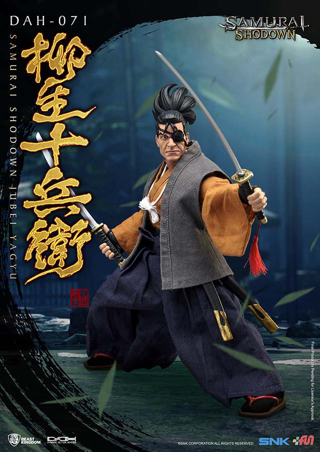 BEAST KINGDOM SAMURAI SHODOWN JUBEI YAGYU DAH ACTION FIGURE 21 cm