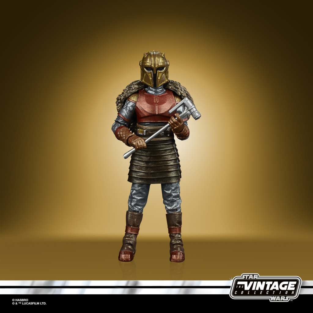 STAR WARS THE MANDALORIAN VINTAGE COLLECTION CARBONIZED ACTION FIGURA 2021 THE ARMORER 10 CM HASBRO