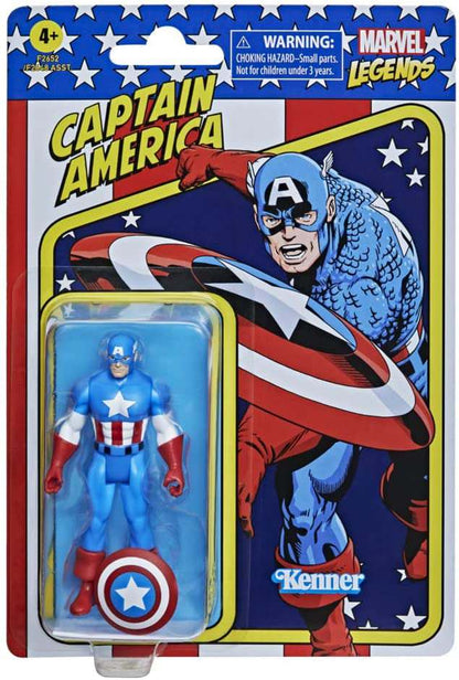 HASBRO CAPTAIN AMERICA - MARVEL LEGENDS RETRO AF ACTION FIGURE