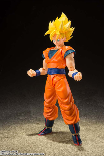 Dragon Ball Z S.h. Figuarts Figure Goku Super Saiyan Full Power 14 Cm Bandai