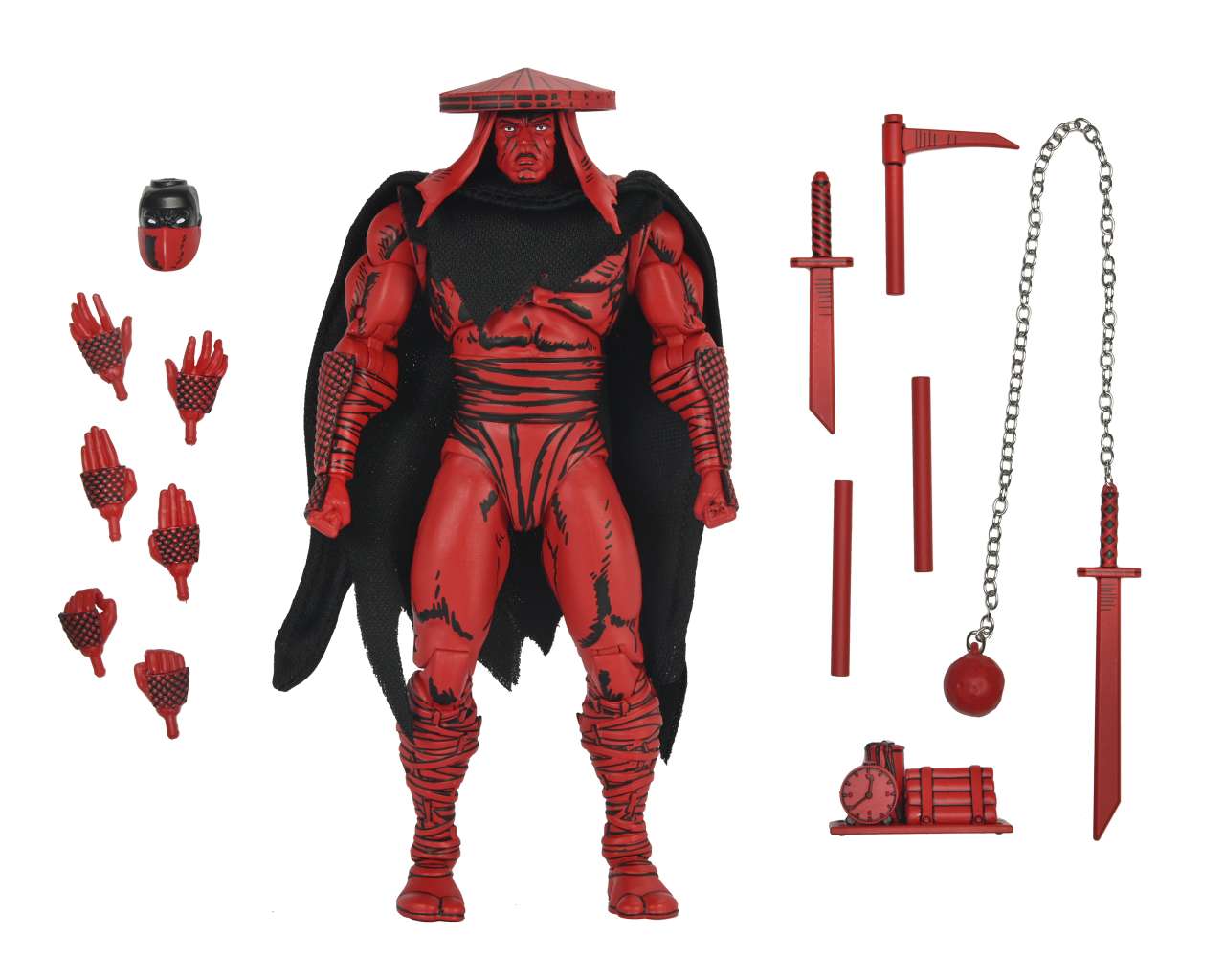 TMNT MIRAGE RED & BLACK FOOT ASSASSIN ACTION FIGURE