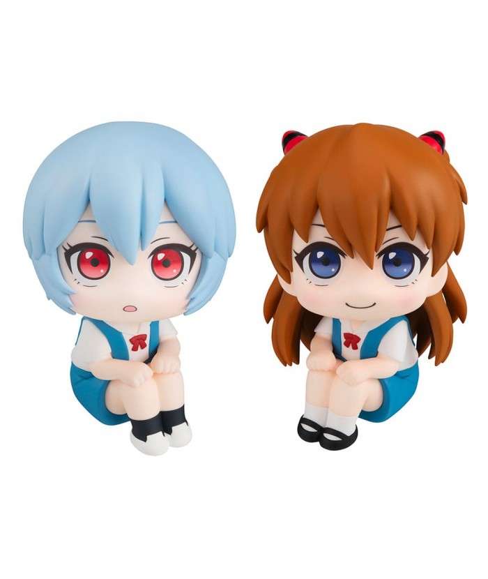 MEGAHOUSE REI & ASUKA - EVANGELION LOOKUP 3.0+1.0 + SET MINI FIGURA 11 cm