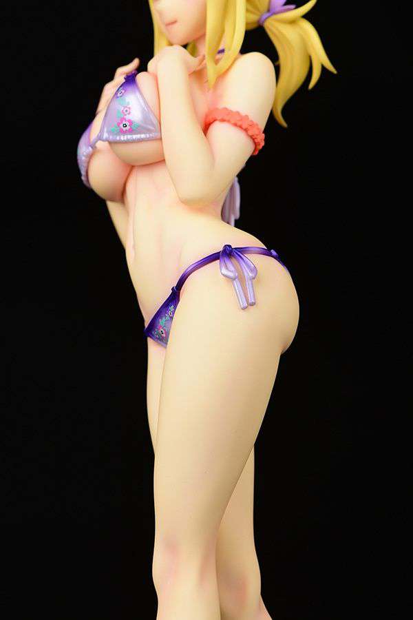 ORCATOYS FAIRY TAIL LUCY HEART SWIM TWIN TAIL ST STATUA 27 cm
