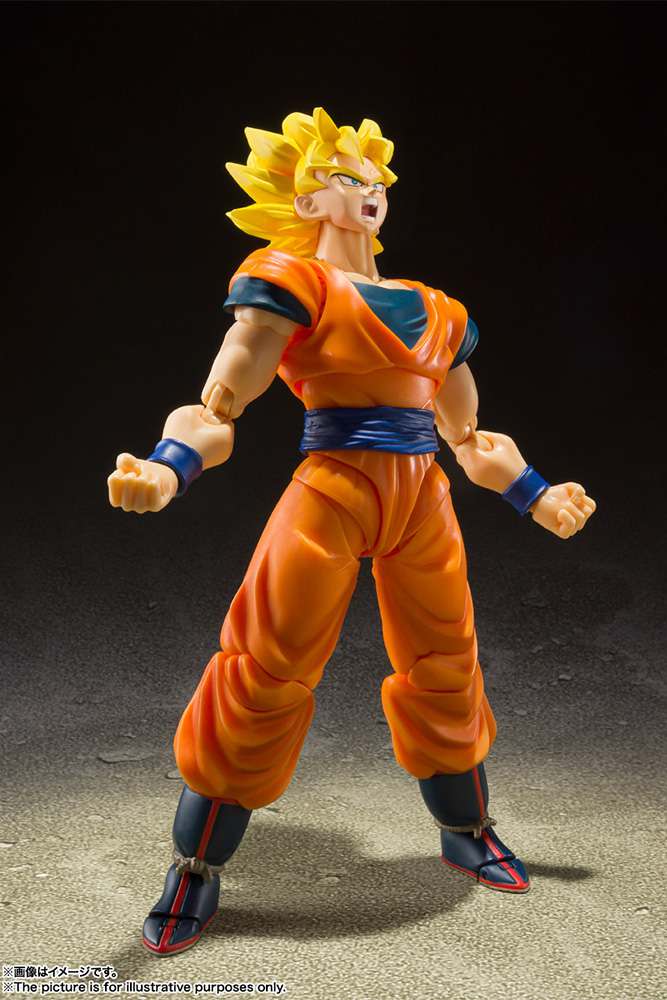Dragon Ball Z S.h. Figuarts Figure Goku Super Saiyan Full Power 14 Cm Bandai