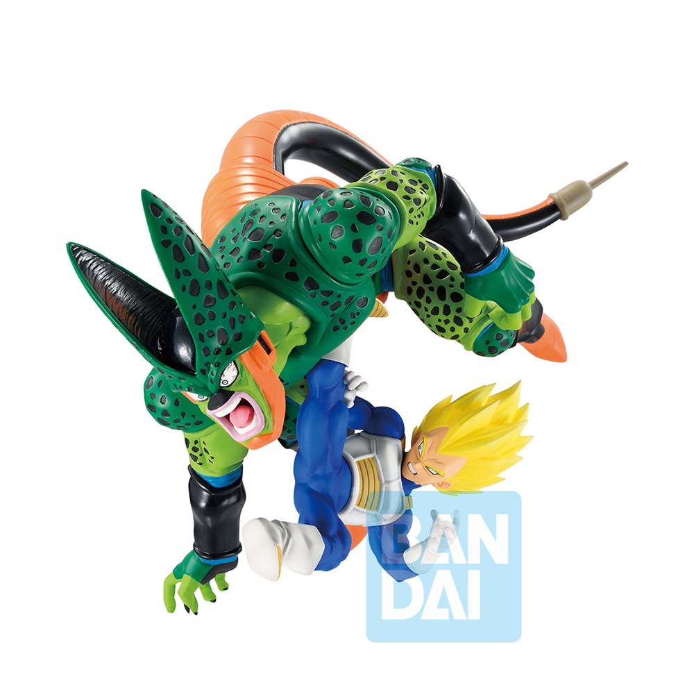 BANPRESTO VEGETA & CELL DRAGON BALL ICHIBANSHO DRAGON HISTORY II STATUA 17 CM