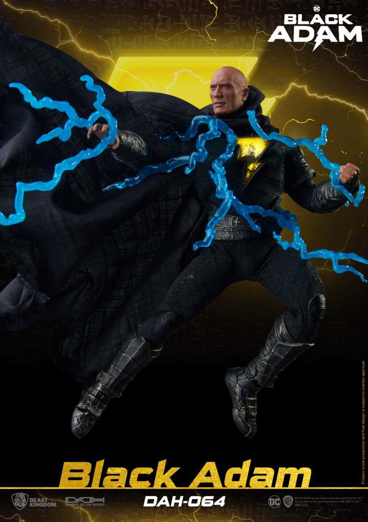 BEAST KINGDOM BLACK ADAM MOVIE DAH ACTION FIGURE 18 cm
