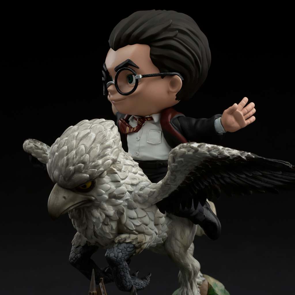 IRON STUDIOS - HARRY POTTER + BUCKBEAK MINICO STATUA 17 cm