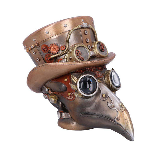 STEAMPUNK AUTOMATON APOTHECARY DOC SKULL
