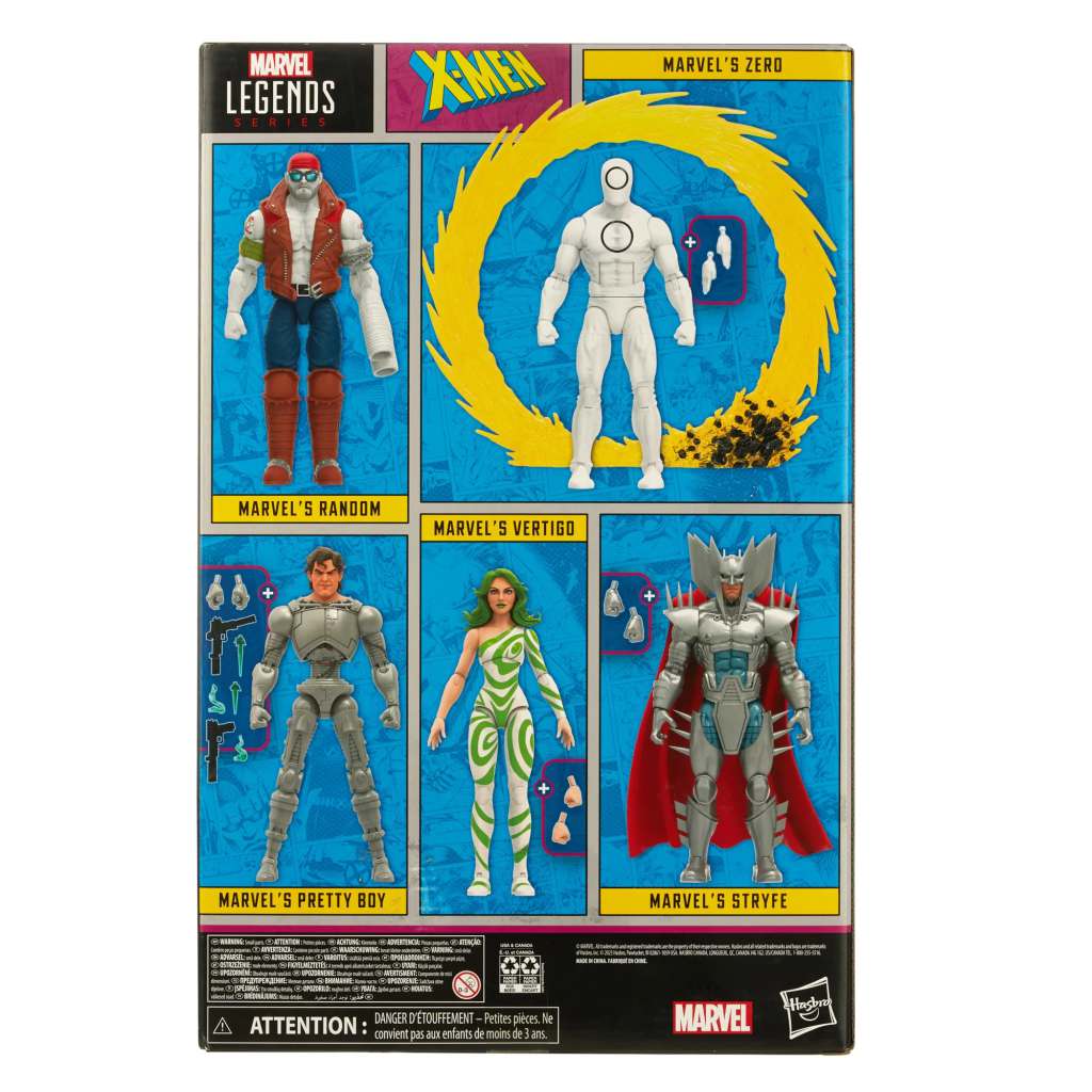 X-MEN MARVEL LEGENDS ACTION FIGURA 5-PACK 60TH ANNIVERSARY X-MEN VILLAINS 15 CM HASBRO