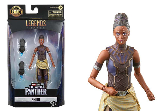 MARVEL LEGENDS BLP SHURI AF ACTION FIGURA HASBRO