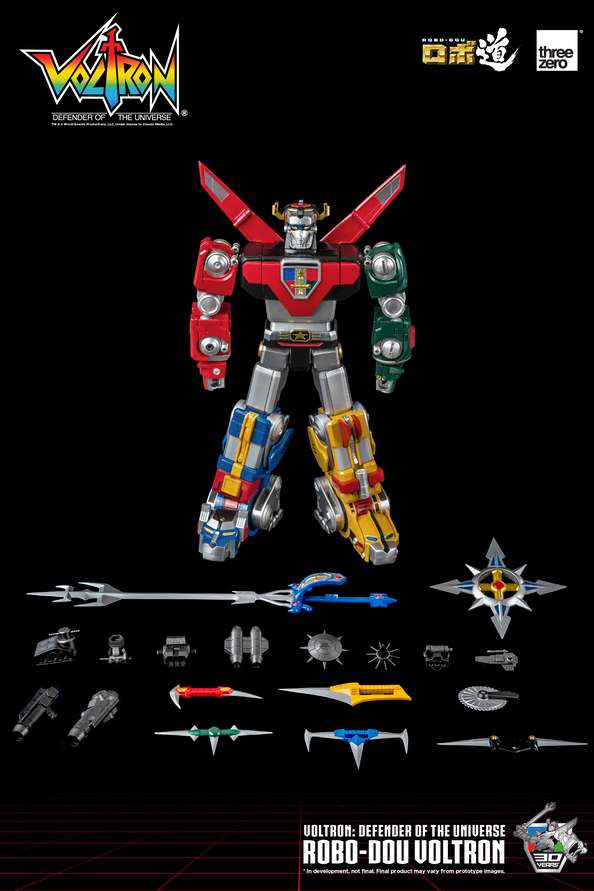 THREEA TOYS/THREEZERO ROBO-DOU VOLTRON ACTION FIGURE 27 cm