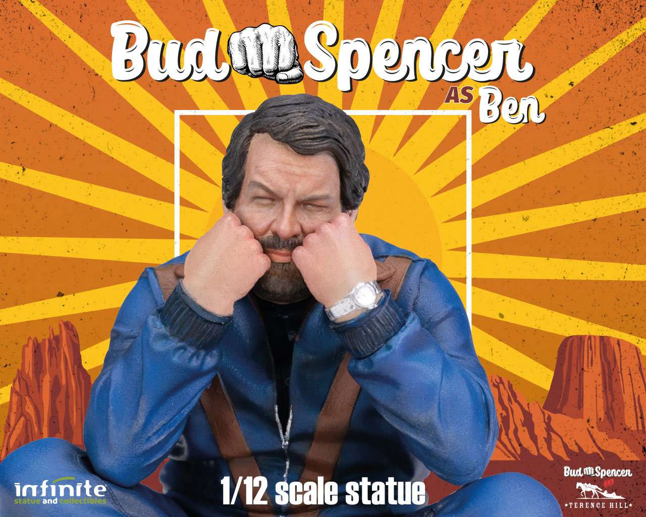 BUD SPENCER AS BEN 1/12 STATUE