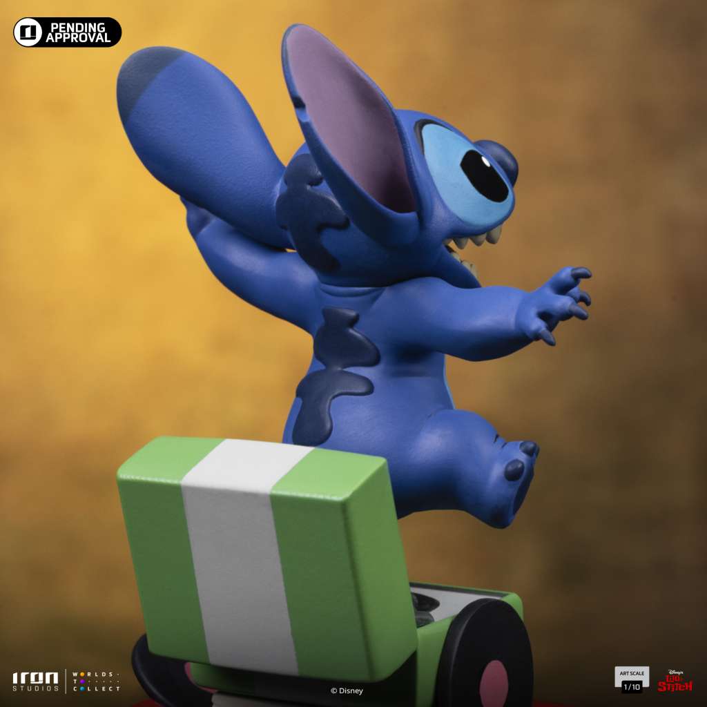 IRON STUDIOS LILO STITCH STITCH 1/10 STATUA 17 cm