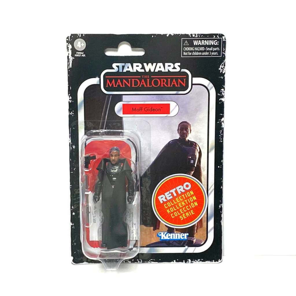 STAR WARS MANDALORIAN MOFF GIDEON RETRO FIGURA 9CM HASBRO