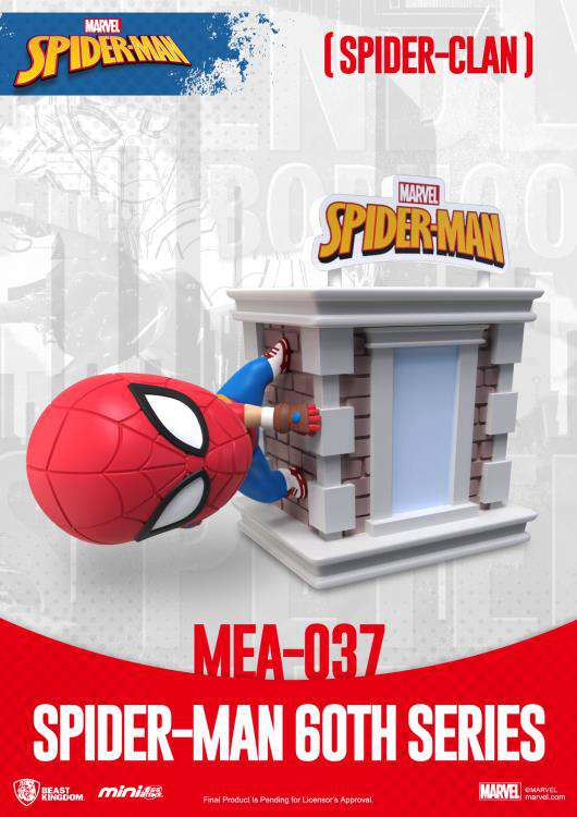 BEAST KINGDOM MINI EGG ATTACK SPIDER 60TH ANN SET (6+1 MINI FIGURA 8 cm