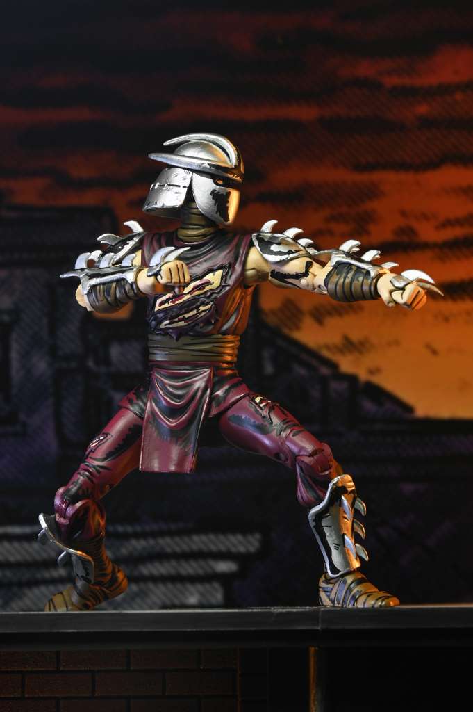 NECA TMNT MIRAGE BATTLE DAMAGED SHREDDER AF ACTION FIGURE 17 cm