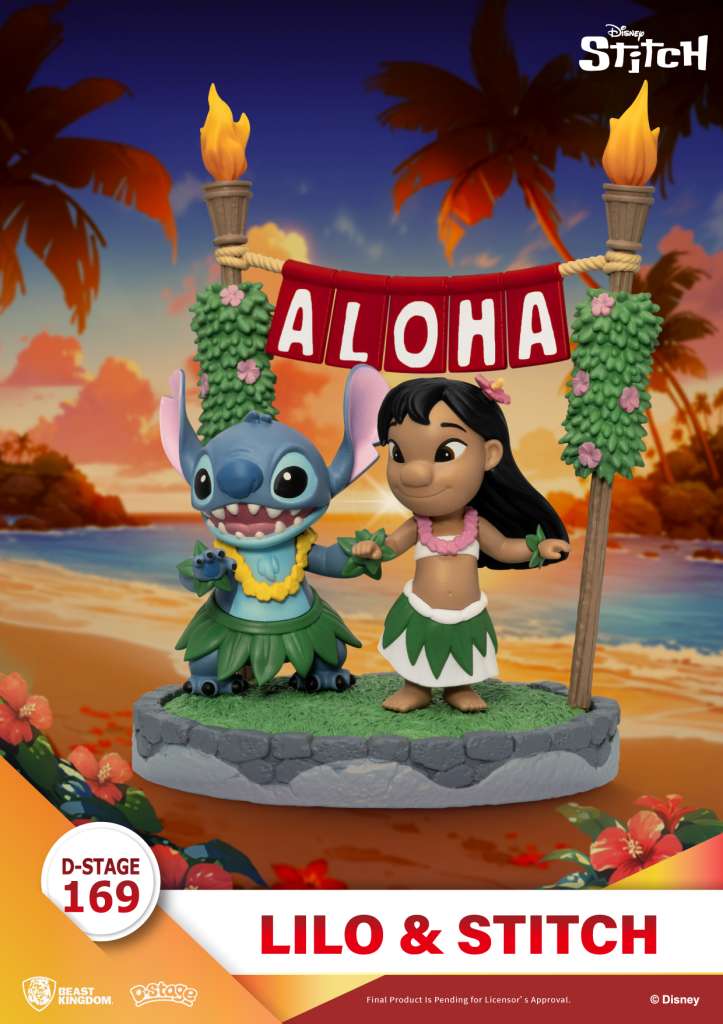 BEAST KINGDOM LILO & STITCH STITCH D-STAGE STATUA 16 cm