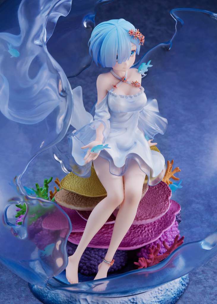 FURYU RE ZERO REM AQUA ORB 1/7 STATUA 25 cm