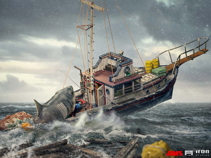 IRON STUDIOS JAWS ATTACK DEMI ART 1/20 STATUA 79 cm