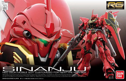 BANDAI RG SINANJU MSN-06S 1/144 MODEL KIT 15 cm