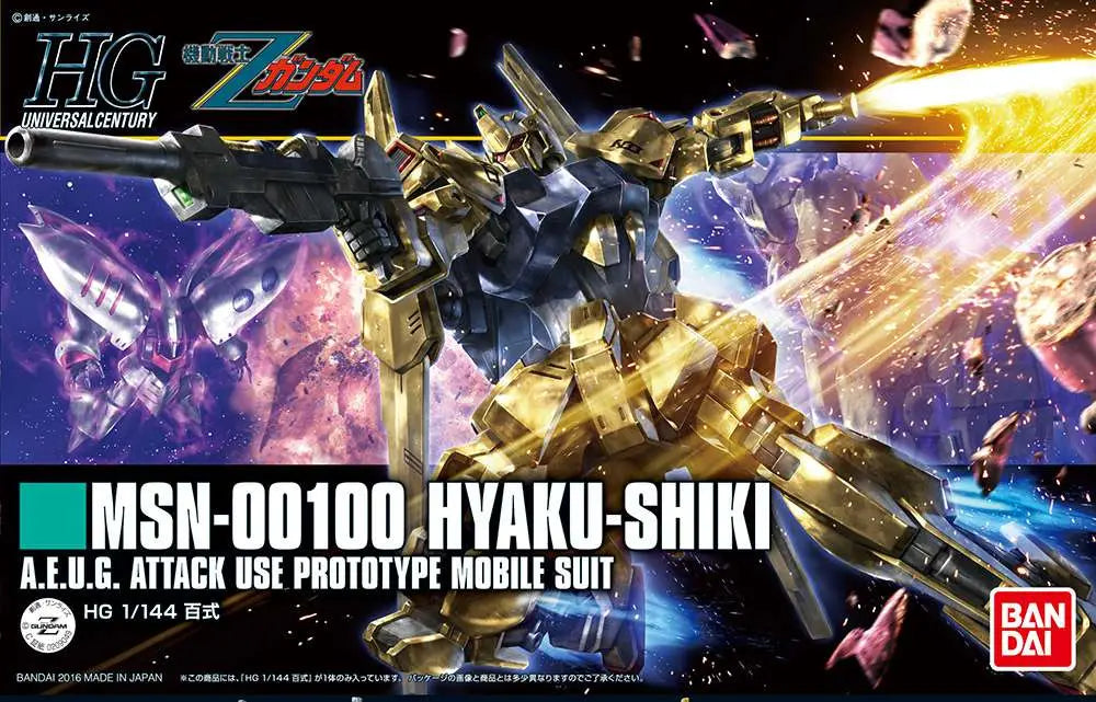BANDAI HGUC HYAKU-SHIKI REVIVE 1/144 MODEL KIT 13 cm